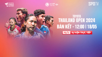 Bán kết Giải cầu lông BWF 500 Thái Lan mở rộng 2024
